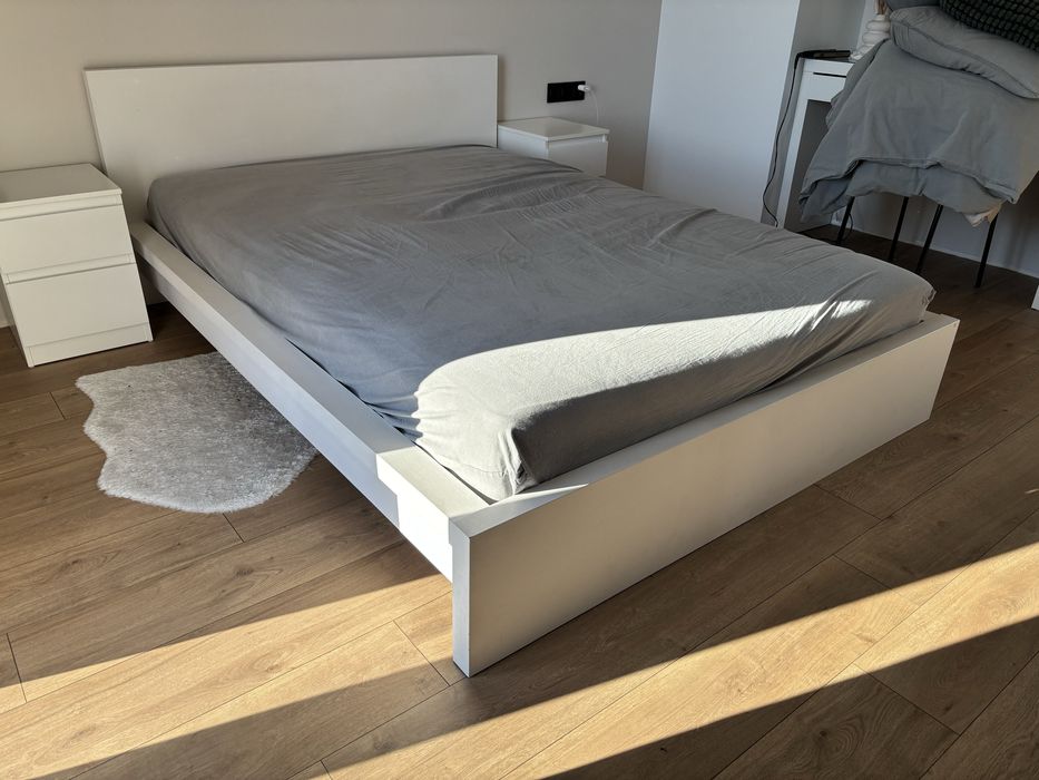 Łóżko *IKEA* Malm + Materac /140x200/