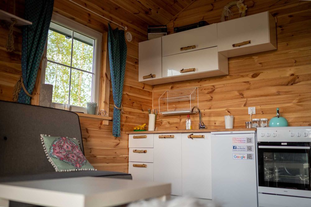 **Całoroczny Rajski Domek **2 domki po 6 osób*Bałtow**Wfi