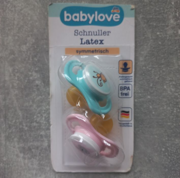 Дурники соски пустушки Babylove, Auchan,  Chicco