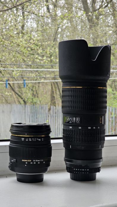 Sigma 70-200 2.8f / Sigma 18-50 2.8f