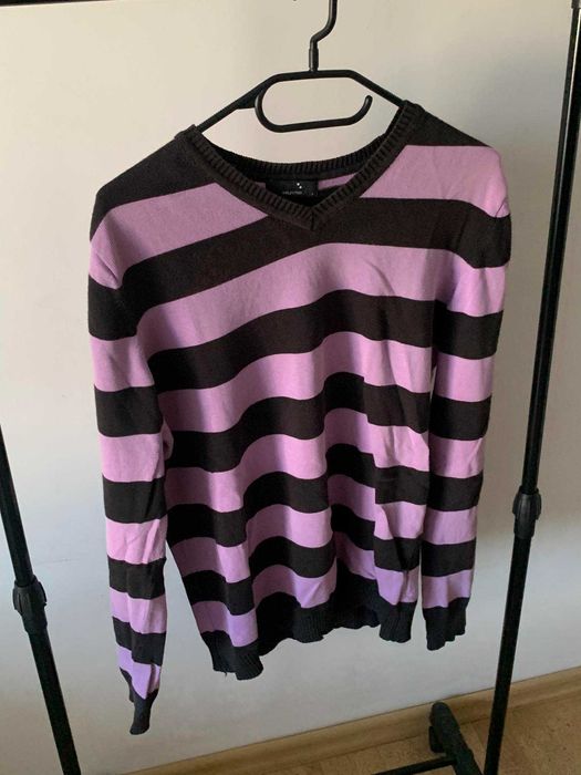 Kolorowy Sweter w Paski