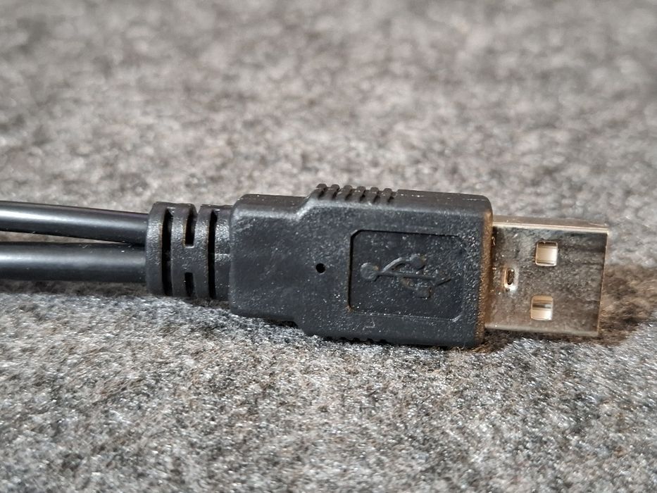 Cabo USB duas Saidas 32cm. NOVO431888777683281921