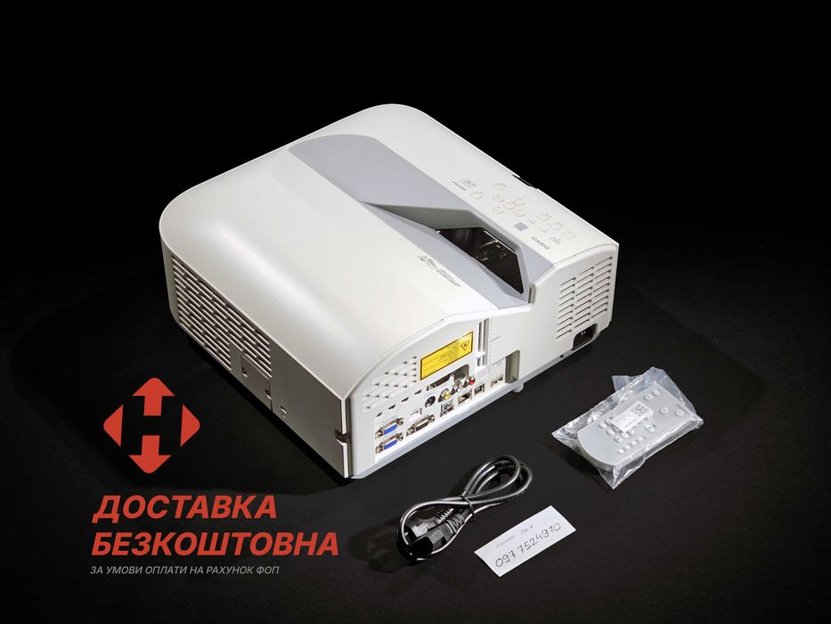 Короткофокусний лазерний проектор CASIO XJ-UT310WN 1280x800 3100лмANSI