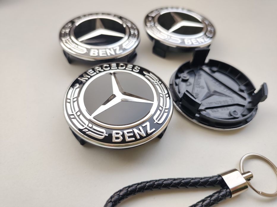Centros de jante / Tapa Cubos / Hub Caps Mercedes - Benz 75mm