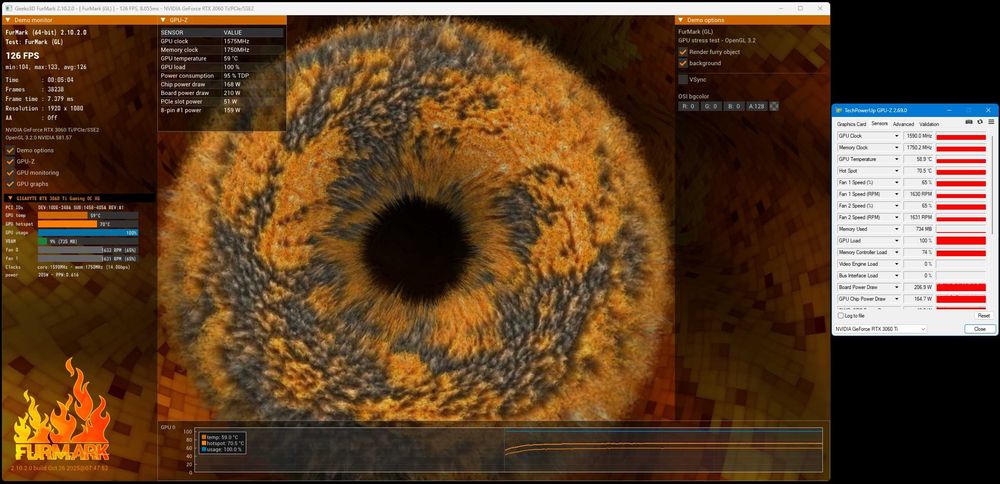 3060 Ti Gigabyte RTX Gaming OC 8GB | NO LHR |59°C w stresie