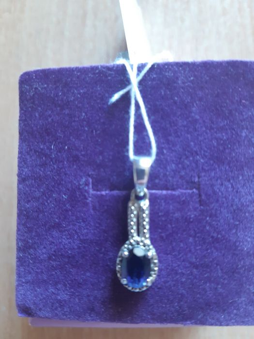 Підвіс срібло, родій іоліт