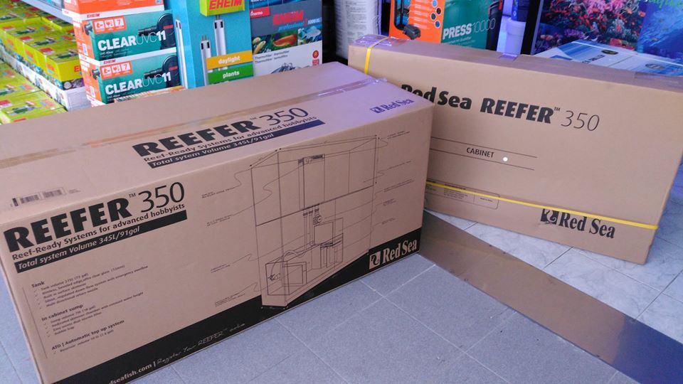 Aquário red sea reefer 350 novo branco G2