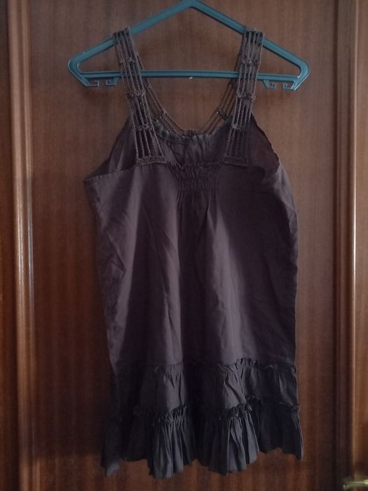 Blusa cavada castanha S/M