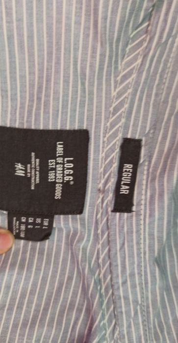 Koszula w paski męska H&M roz. L