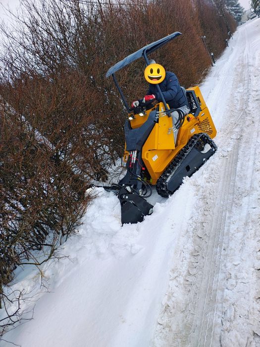 Wynajem Mini Ładowarki łyżka krokodyl gąsiennica