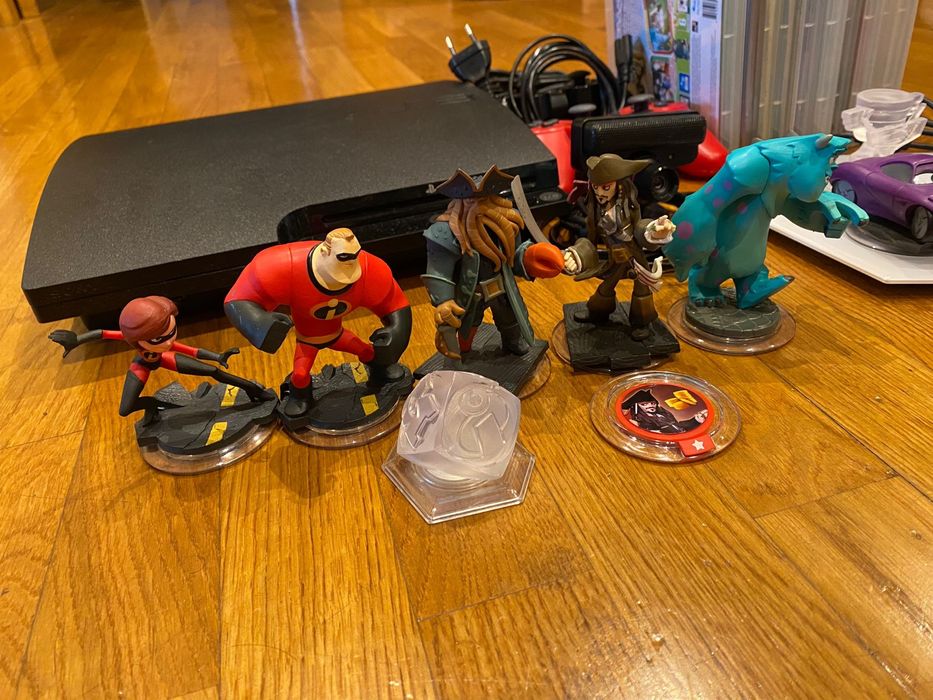 Playstation 3 e muito acessórios