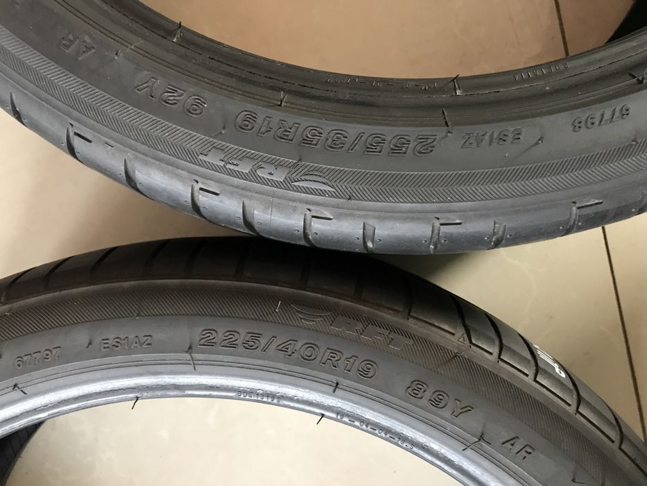 255/35/19 225/40/19 Bridgestone S001 RFT літня резина автошини колеса
