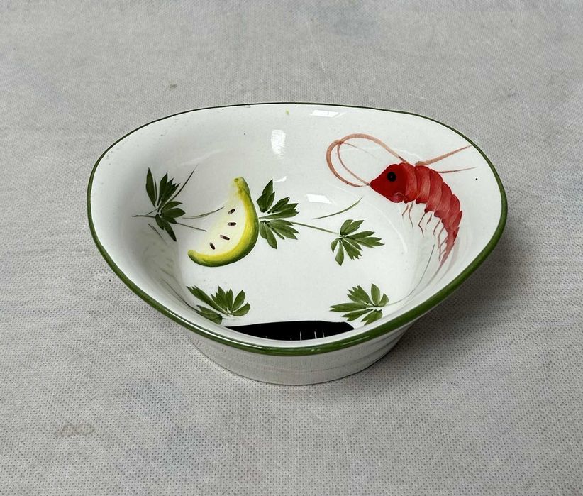 Ceramiczna włoska miska na krewetki Włochy