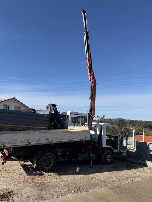 Mitsubishi canter grua e bascúla