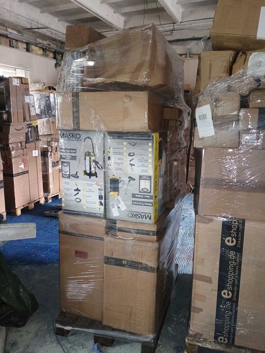 Paleta MIX zwrotów konsumenckich/ możliwe dostawy całosamochodowe