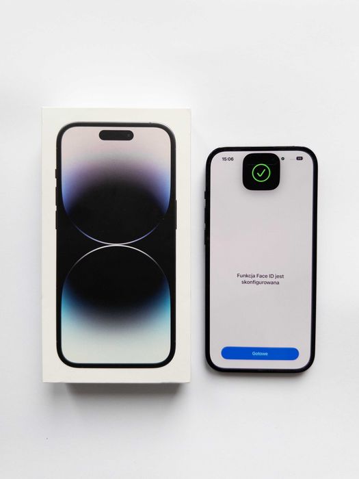 iPhone 14 Pro 128GB Space Black - BDB, BATERIA 100%, GWARANCJA, FVAT!