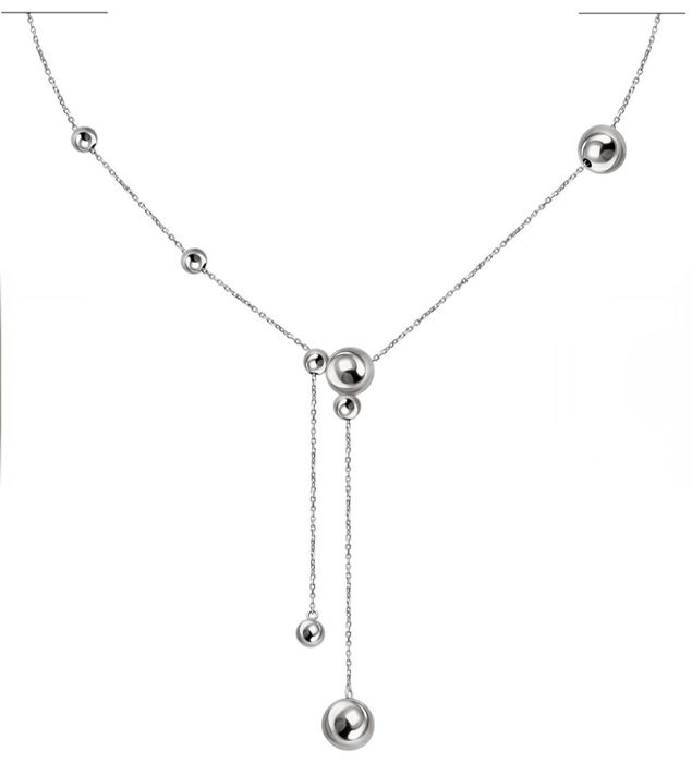 Кольє-краватка з регулюванням з білого золота. Нове. Танго.