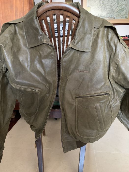 Boeing - Blusão Aviador em pele