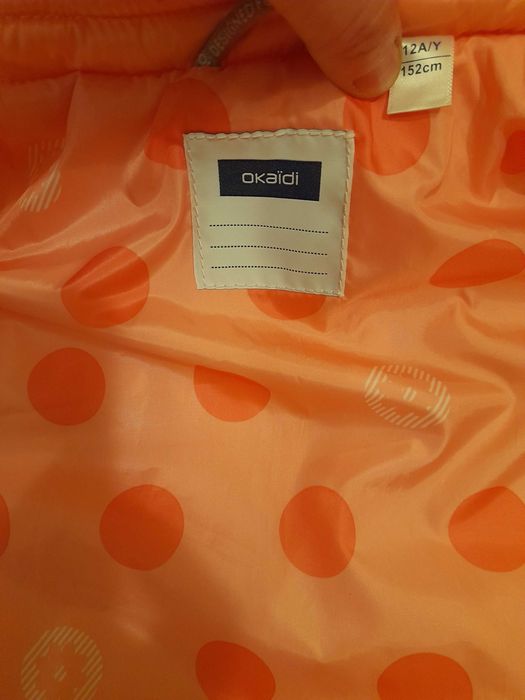 Bezrękawnik,kamizelka nowa Okaidi 152 śliczny róż