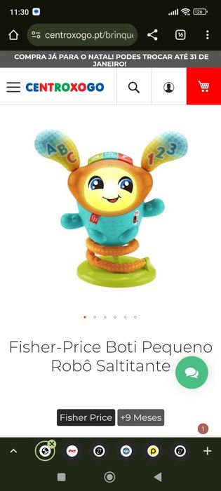 Boneco Fisher Price