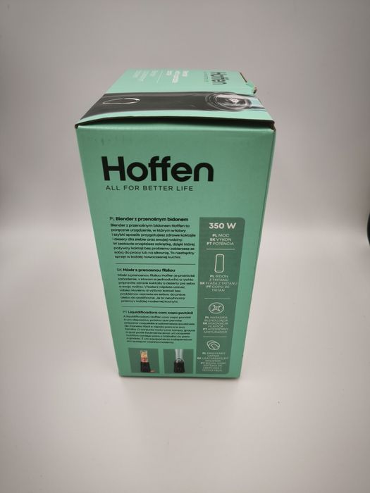 Blender przenośny z bidonem 0,60 l Hoffen 350 W