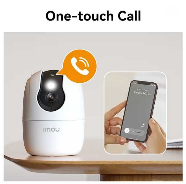 Внутрішня камера Imou Ranger 2C Pro 2K 3MP One-Touch Call Human/Pet