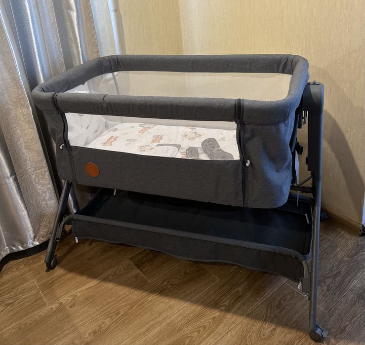 Ліжко  Lionelo Leonie Plus 3 в 1 Grey Stone