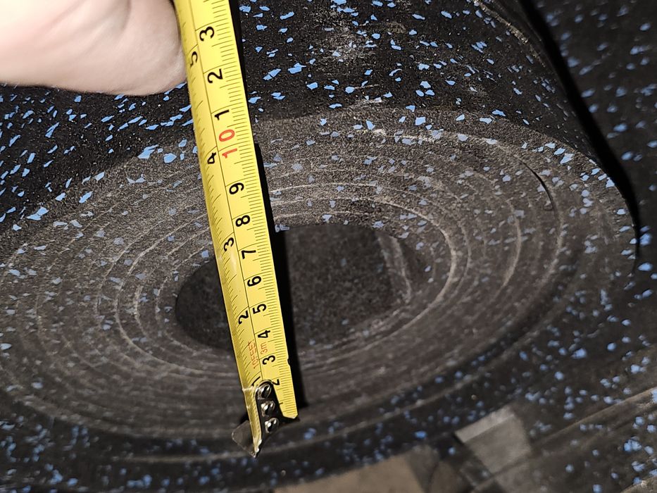 Резинове рулонне покриття EWMET 6мм 10мм для тренажерних фітнес залів