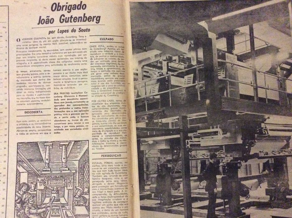 Jornal. Diário de Lisboa. Segunda, 7 de Abril de 1969 - 48.º anivers.