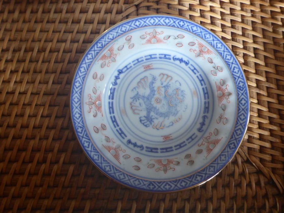 Louça Porcelana Chinesa Bago de Arroz Tigelas, pires, colheres TUDO €7