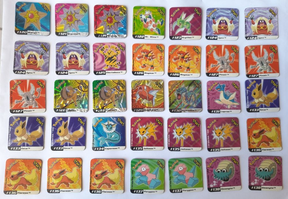 Pokemon staks panini - venda à unidade