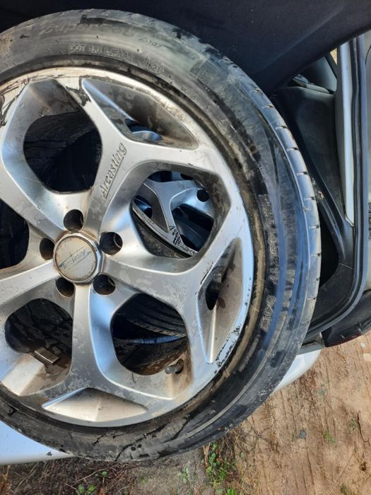 Alufelgi 17  z oponami 5x100 seat 9.5j