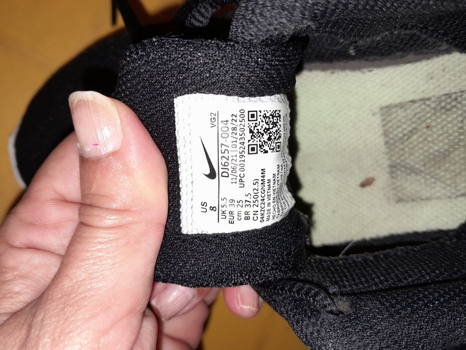 Sapatilhas Pretas Nike