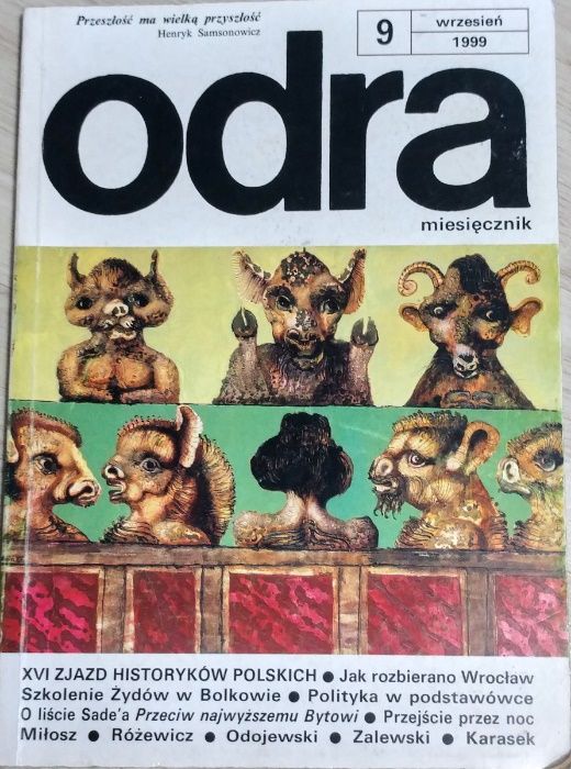 Miesięcznik Odra nr 9 1999
