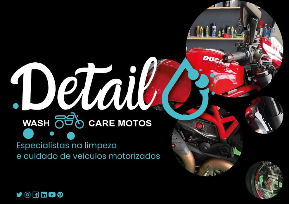 Lavagem Detalhada de Motas