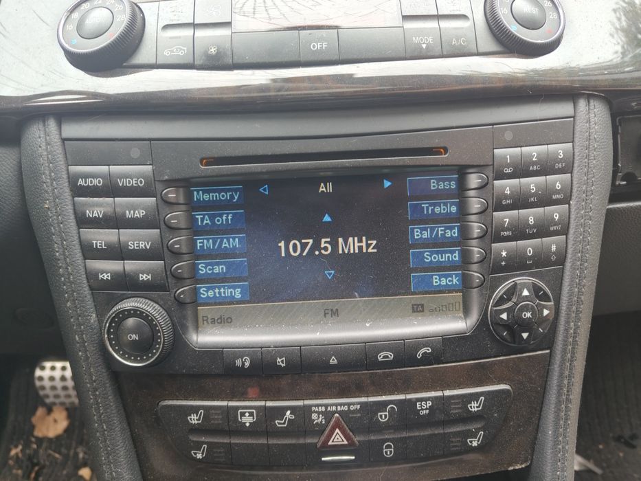 Radio duże 2din Mercedes w211 w219