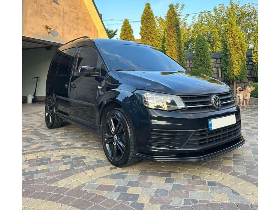 Volkswagen Caddy 2015+ Передня лип накладка (ABS)