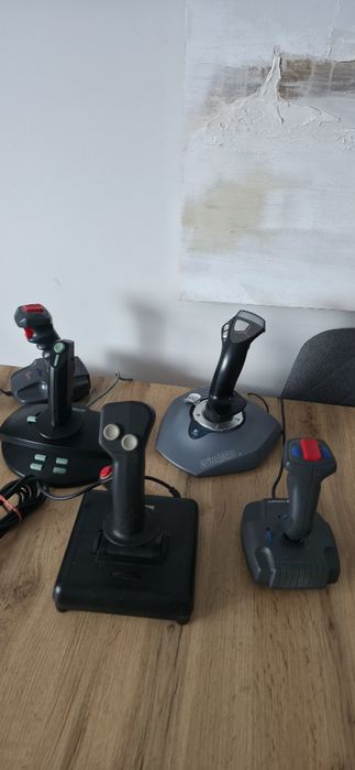 Zestaw 5x Retro Joystick Atari commodore pc itp