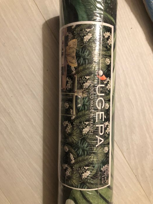 Tapeta winylowa nowa 1 rolka liście kwiaty Ugepa