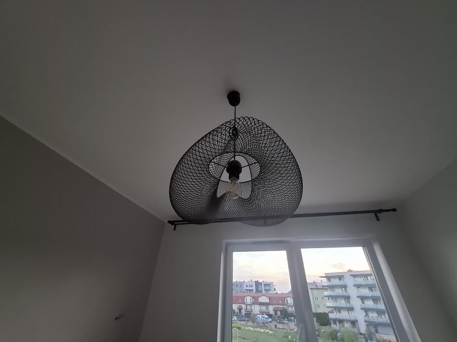 2 x Lampa sufitowa czarna metal