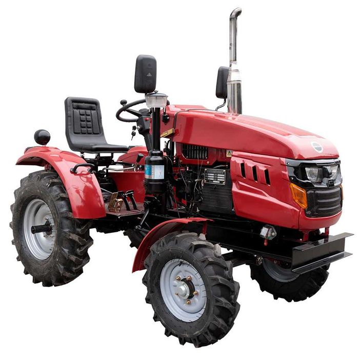 Трактор KENTAVR 200B в комплекті з навісним механізмом і фрезою