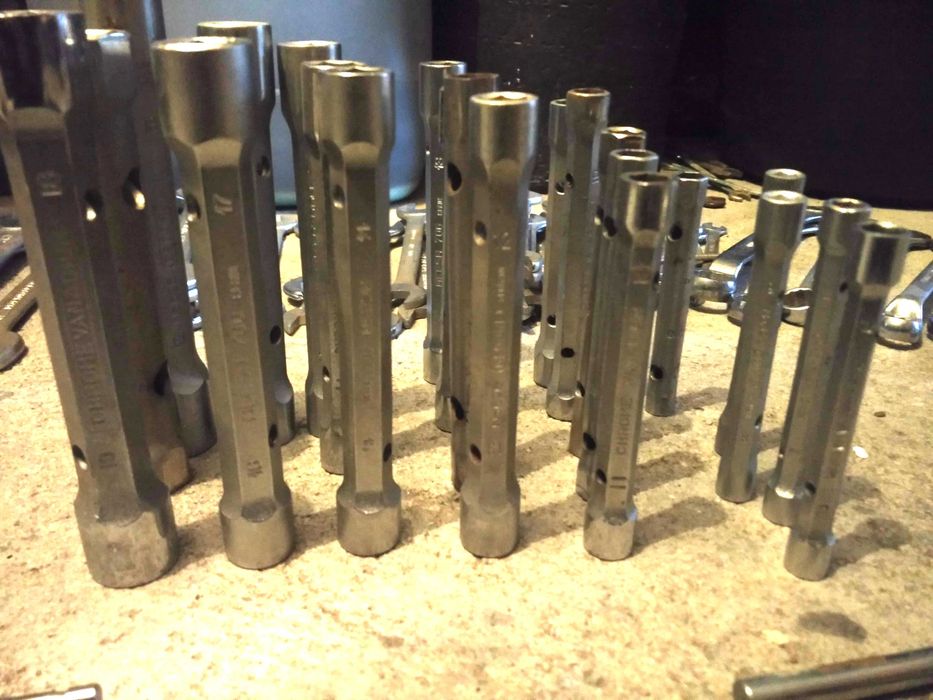 22 Chaves de Tubos ou Tubulares Cromio Vanadium