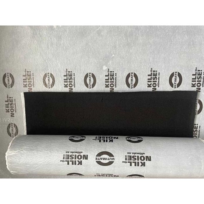 Карпет Самоклеющийся для Авто ULTIMATE PRO FIT Цвет Черный Ширина 1 м