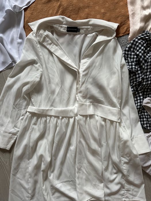 Zestaw ubran paka Hilfiger Victoria Secret koszula krata dresy 38 M