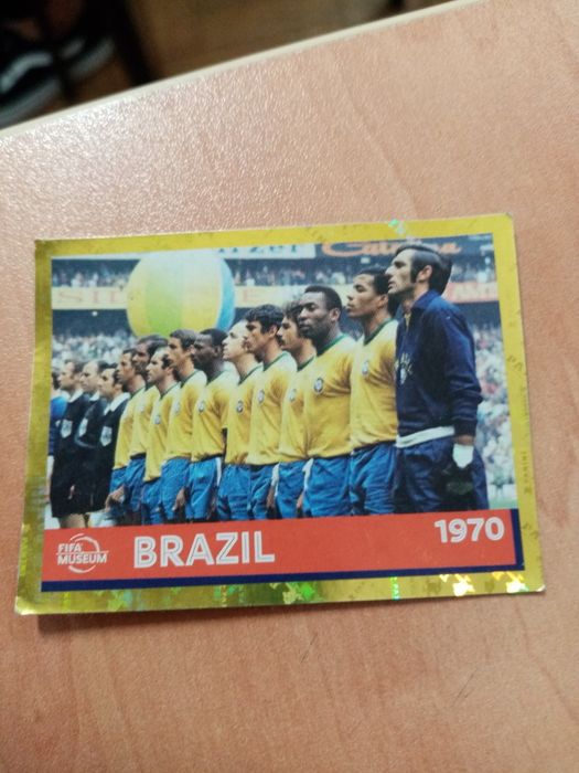 Seleção brasileira 1970 caderneta Qatar 2022