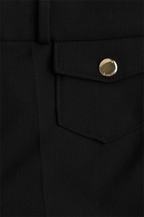 Spodnie 40 nowa kolekcja czarne rozszerzane wiskoza PROMOCJA