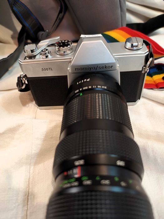Máquinas Fotográficas Revueflex AC2 e Mamiya Sekor 500TL