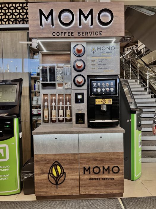 МОМО Франшиза кав'ярня , пекарня самообслуговування кофейня бізнес