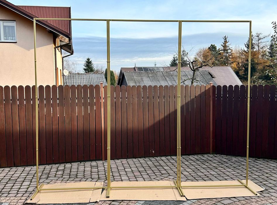 Stelaż modułowy zdemontowaną siatką 2w1
