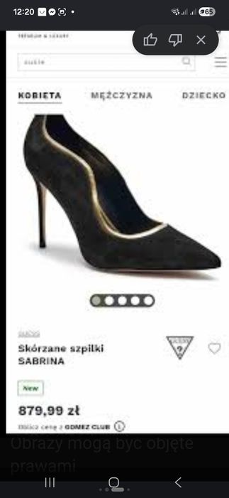 Szpilki guess 37